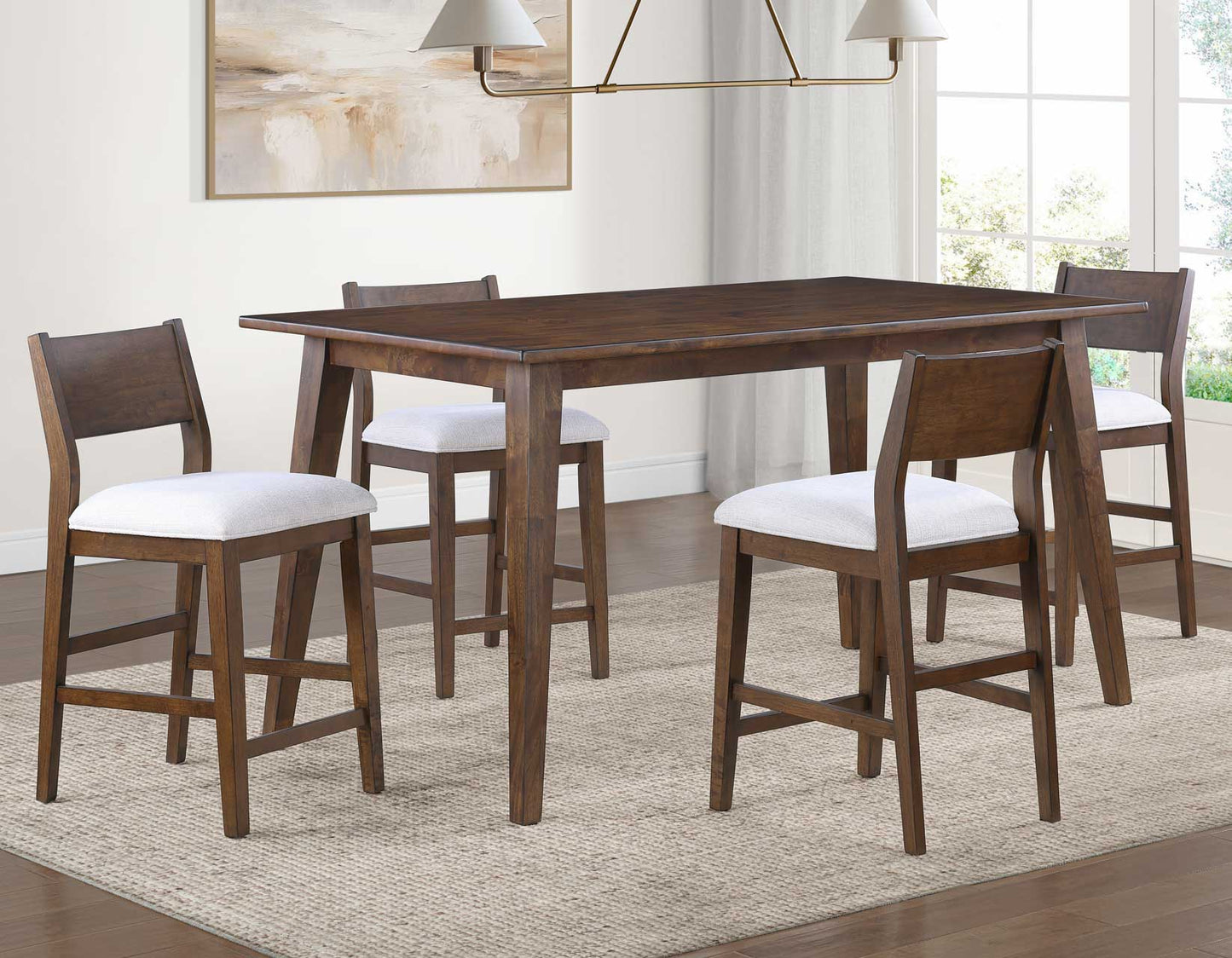 Canton 5-Piece 72″ Counter Dining Set