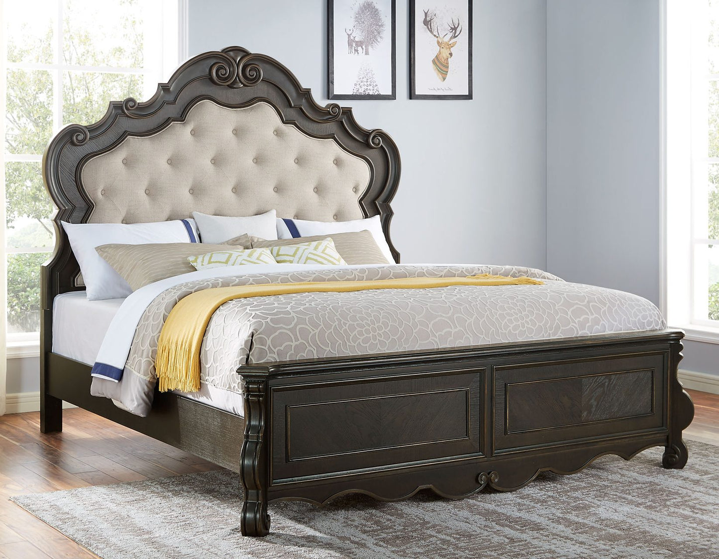 Rhapsody King Panel Bed
