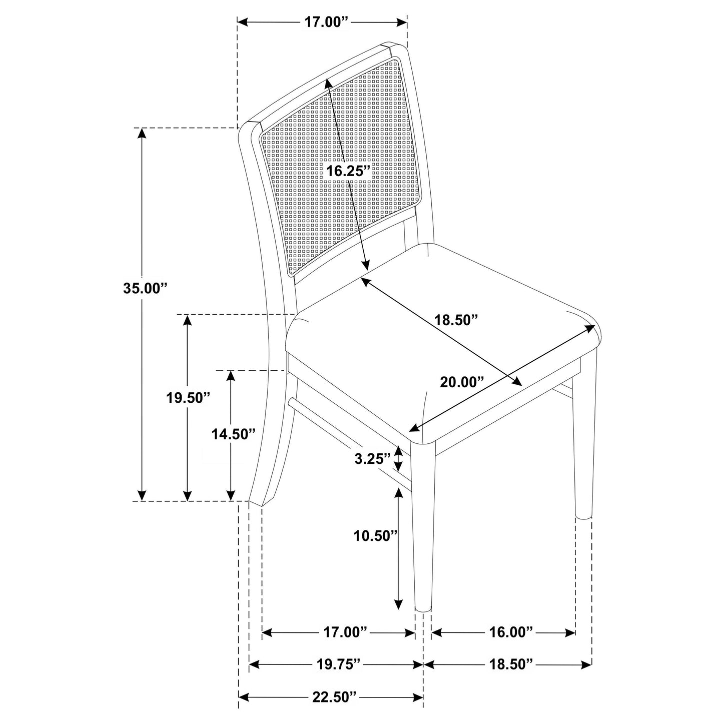 Arini 7-piece Extension Leaf Dining Table Set Sand Wash and Black