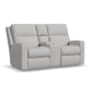 Score Power Reclining Loveseat w/ Console & Power Hdrsts