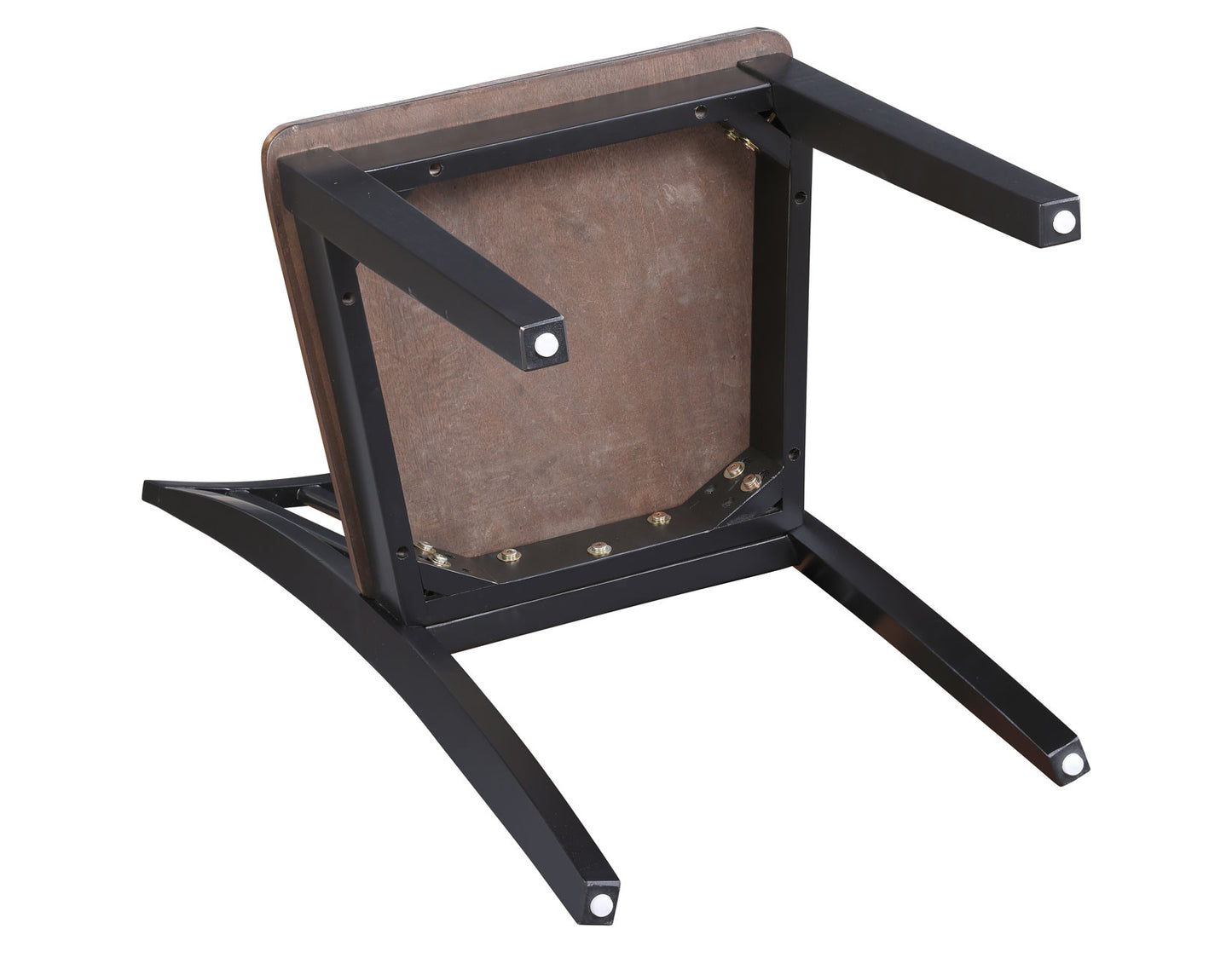 Joplin Solid Wood Farmhouse Chair, Walnut and Ebony Finish