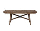 Riverdale Trestle Table with 4 Upholstered Side Chairs