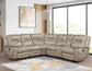 Shelton 3-Piece Manual Reclining Sectional