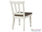 Joanna Kids Solid Wood Side Chair, Ivory and Mocha Finish