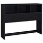 Westpark 3-piece Queen Bedroom Set Bookcase Headboard Black