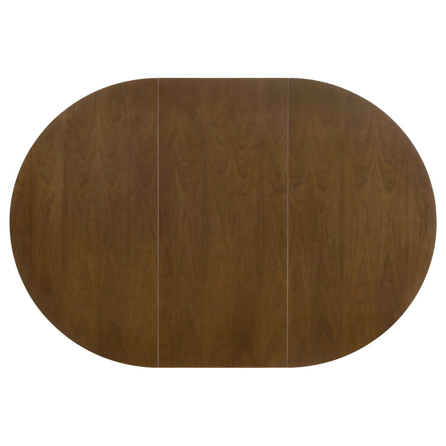 Jedda Oval 60-inch Extension Leaf Dining Table Dark Walnut