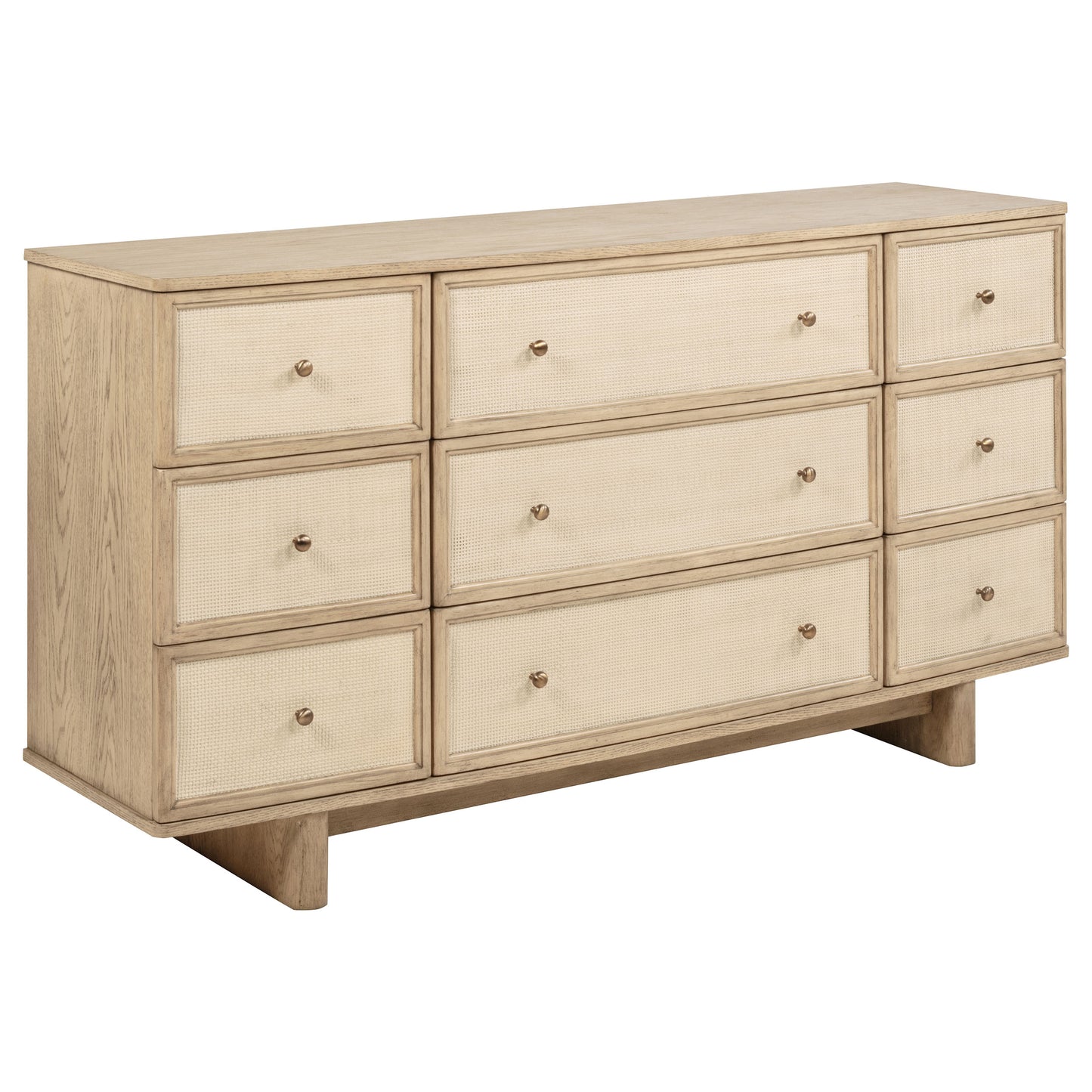 Kailani 4-piece Queen Bedroom Set Beige Oak
