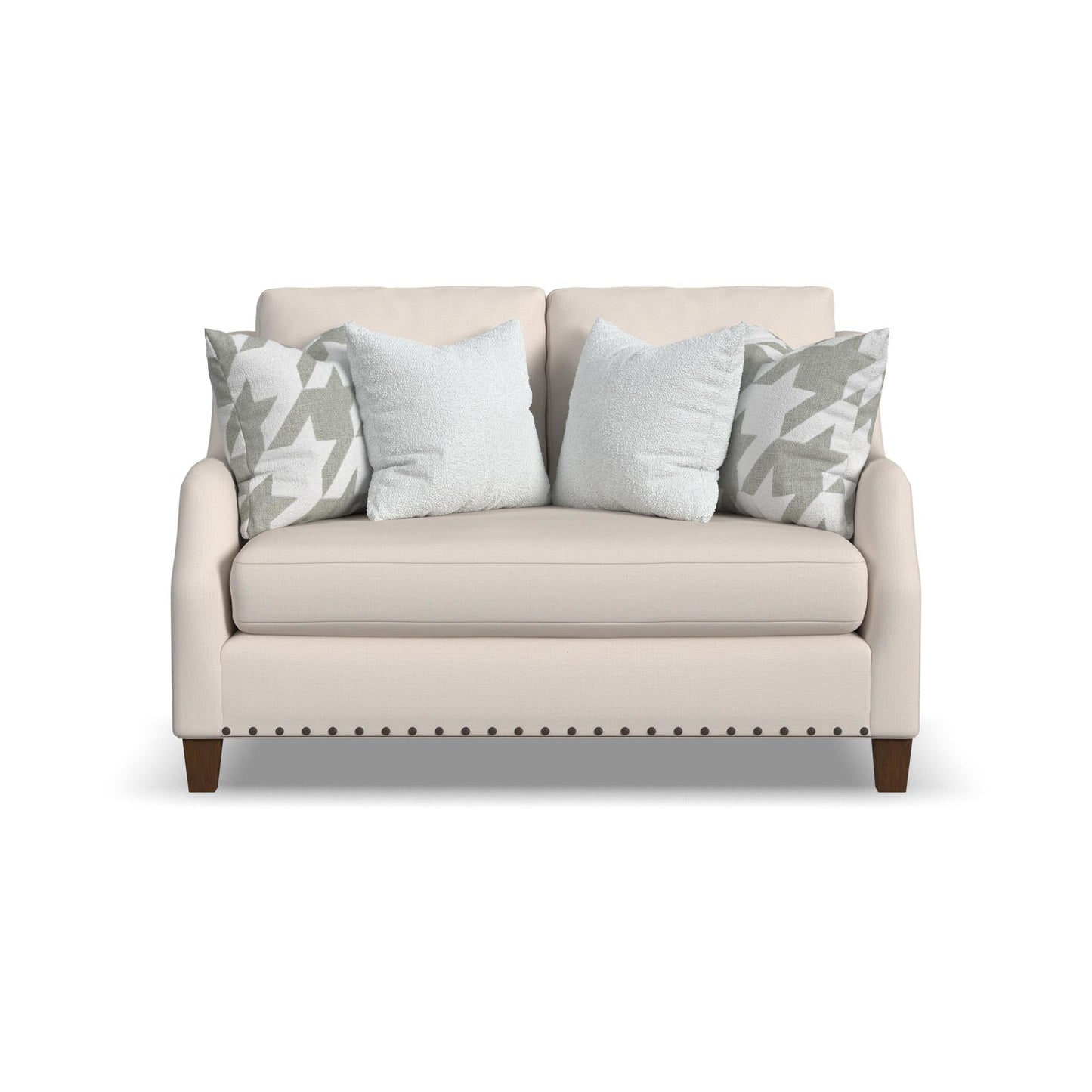 Gianna Fabric Bench Loveseat