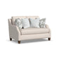 Gianna Fabric Bench Loveseat