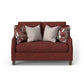 Gianna Fabric Bench Loveseat