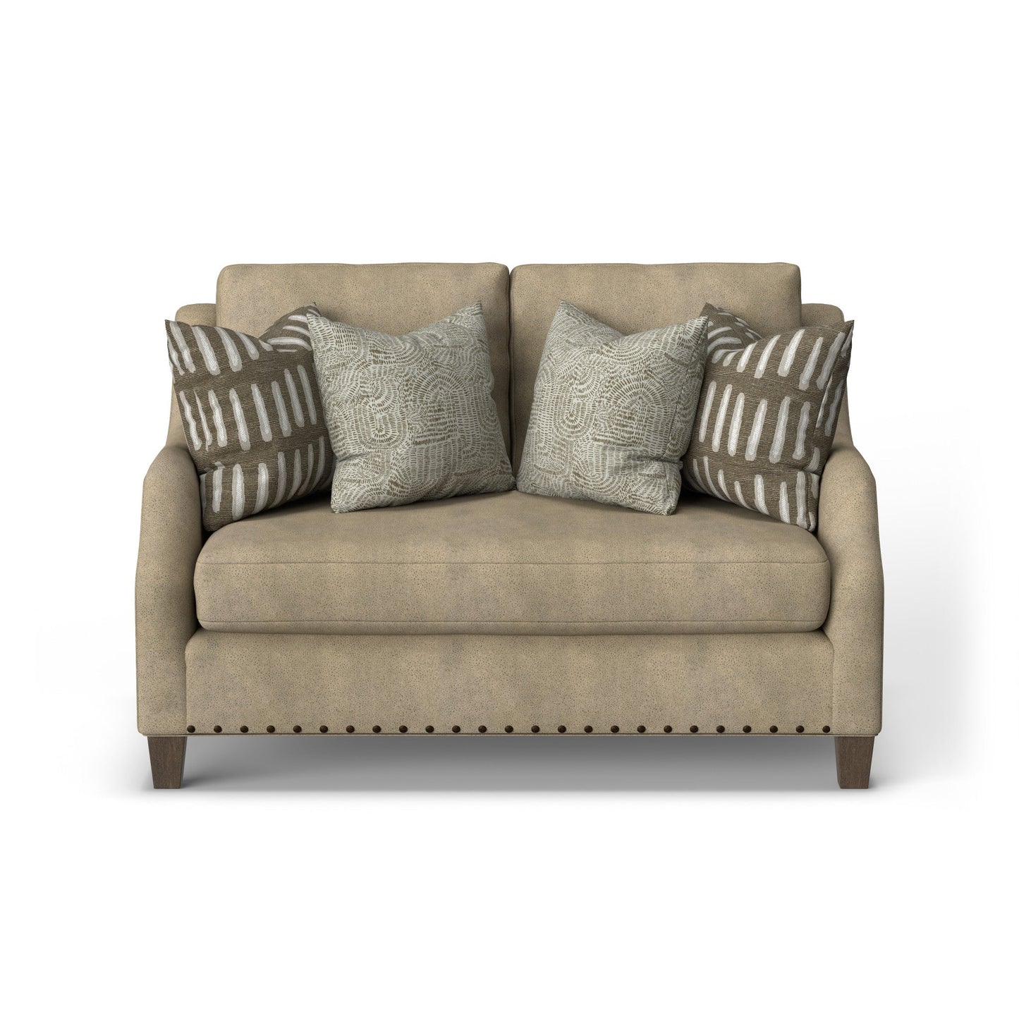 Gianna Fabric Bench Loveseat