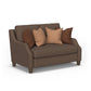 Gianna Fabric Bench Loveseat