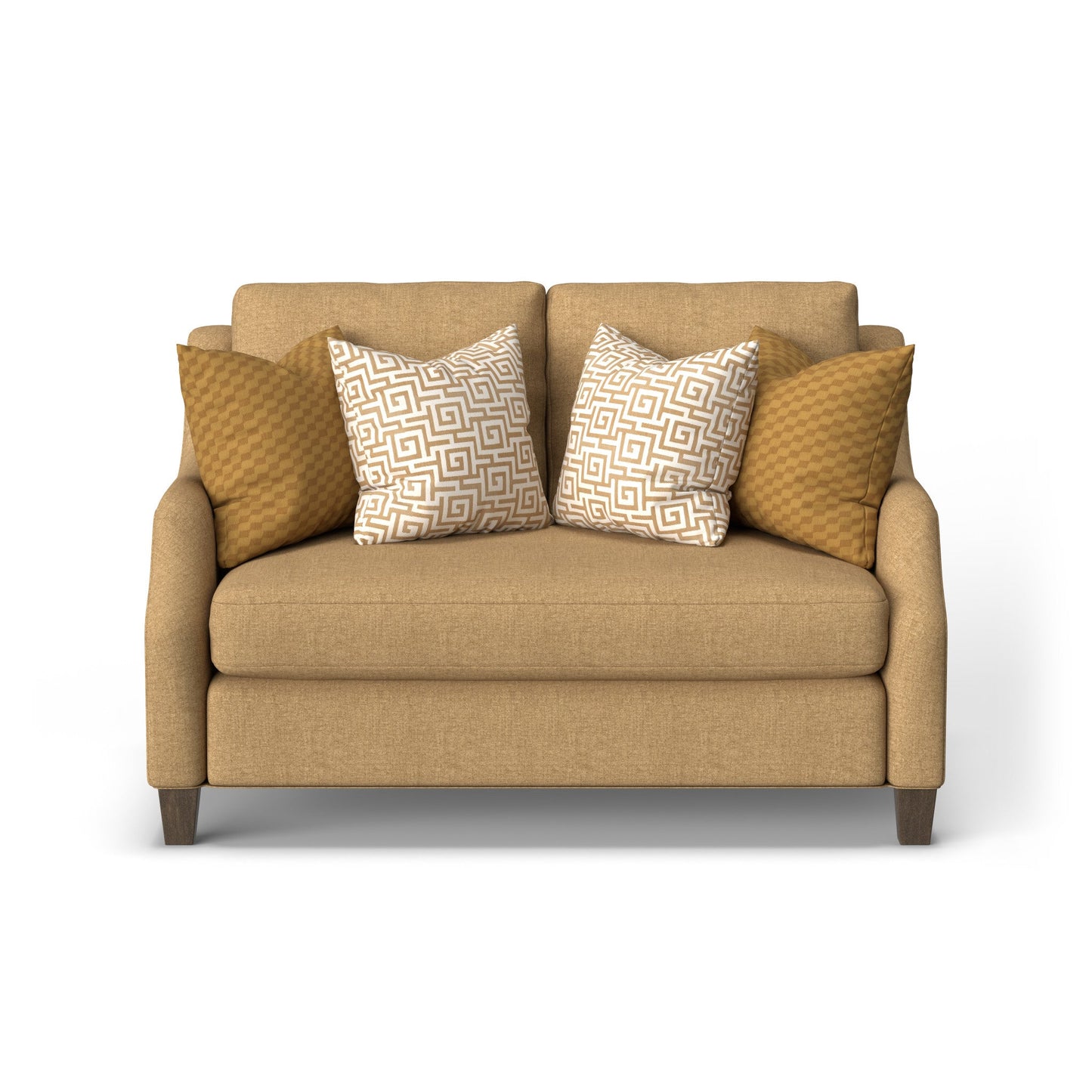 Gianna Fabric Bench Loveseat