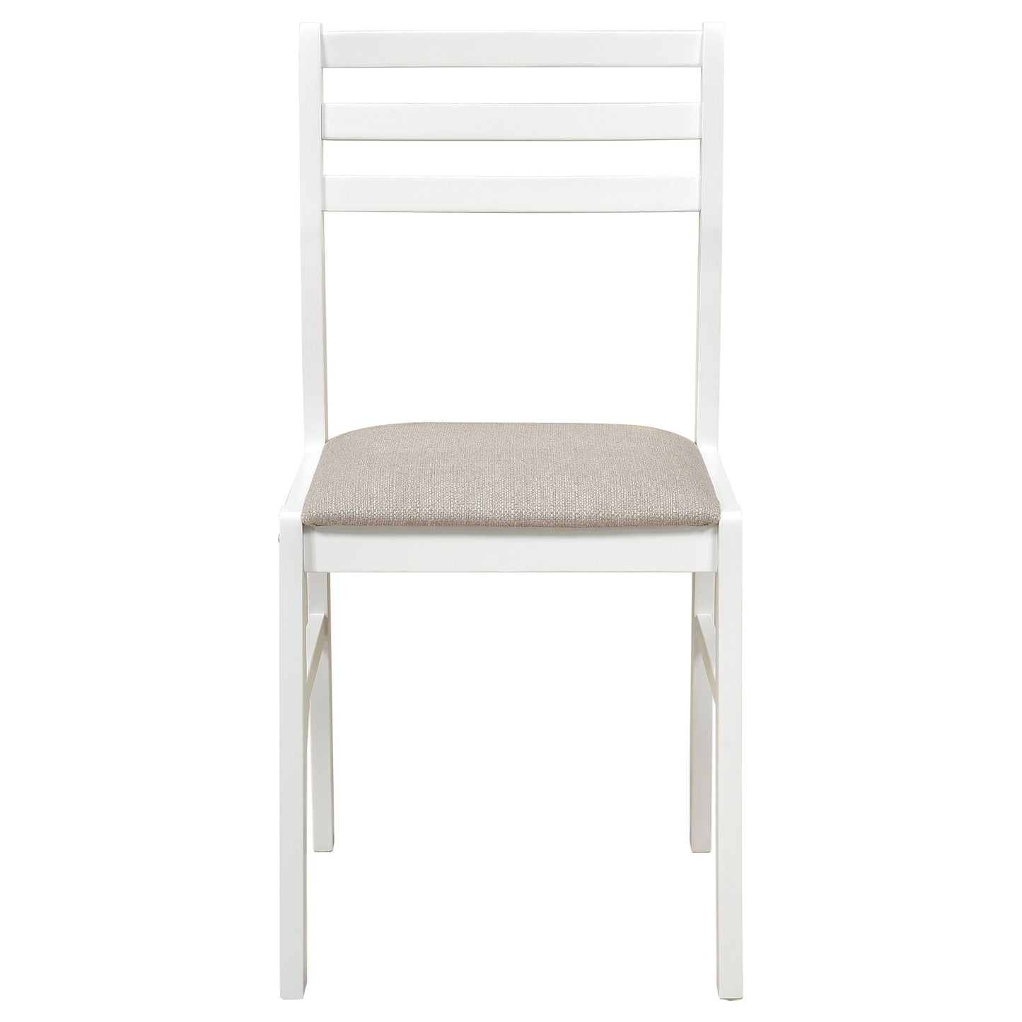 Bucknell 3-piece Round Drop Leaf Dining Table Set White