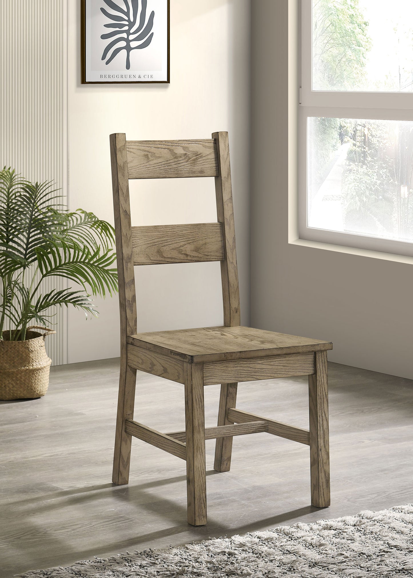 Cardova Solid Wood Dining Side Chair Vineyard Oak (Set of 2)