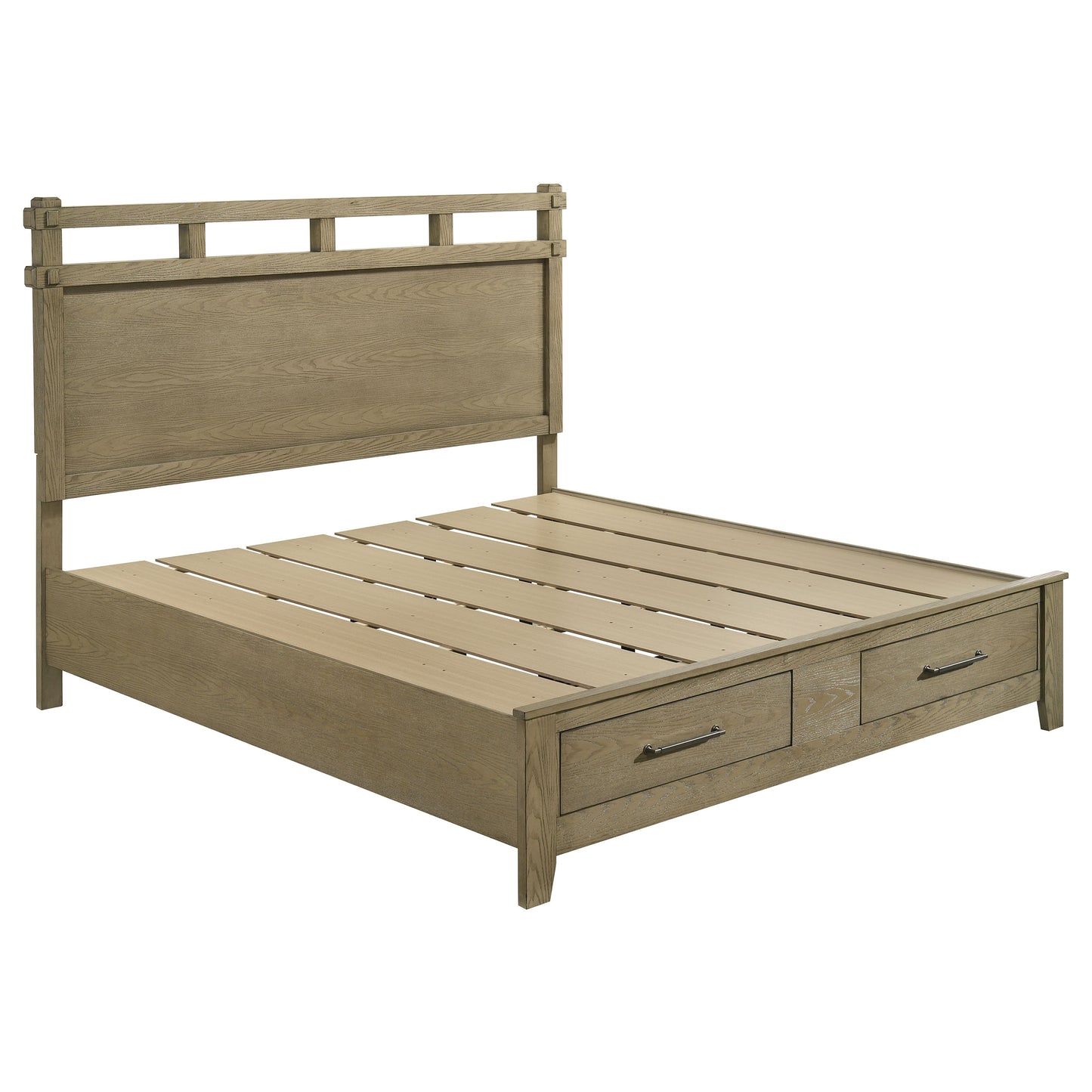 Hazlewood 5-piece Eastern King Bedroom Set Vineyard Oak