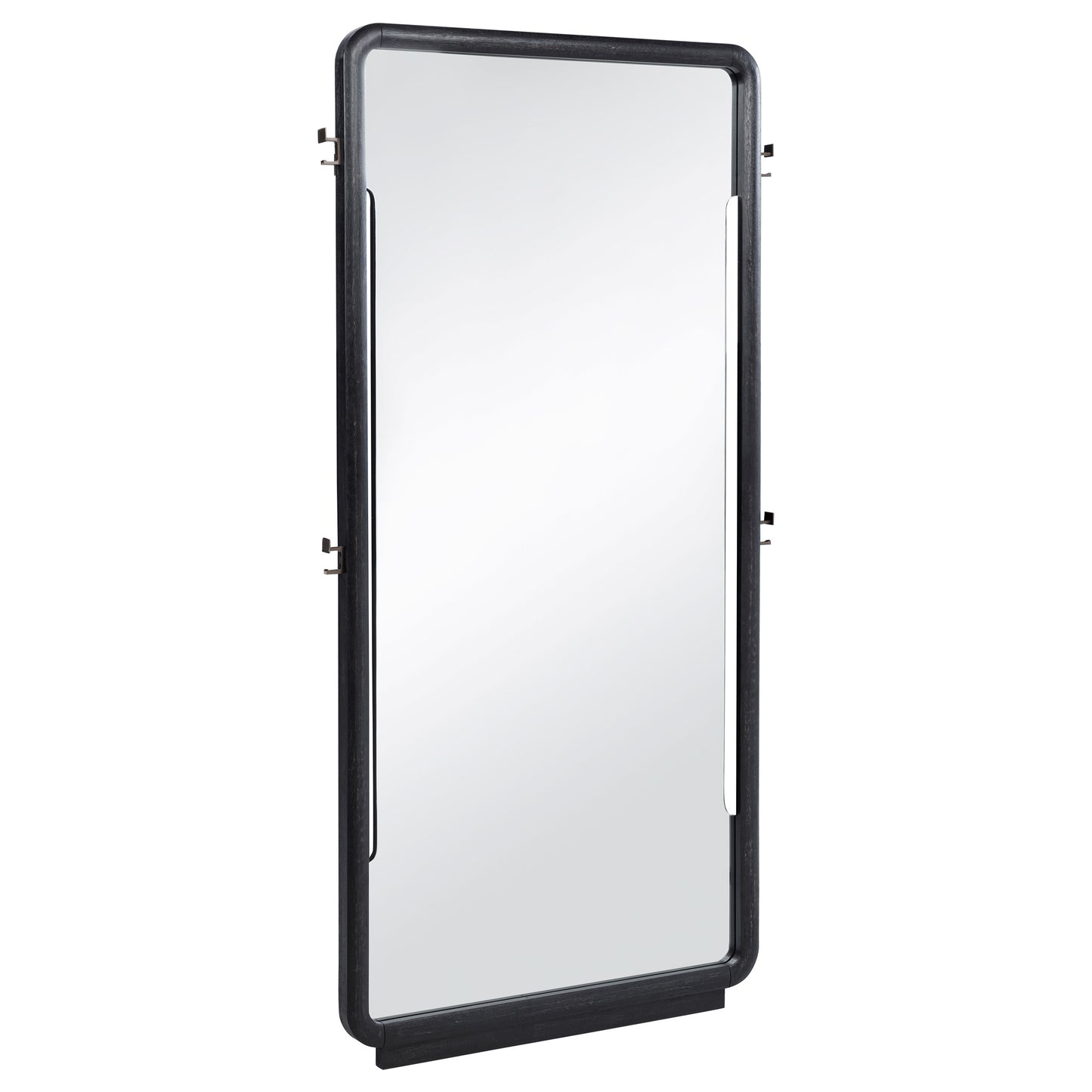 Leandro 76-inch Full Length Floor Mirror Burnished Black