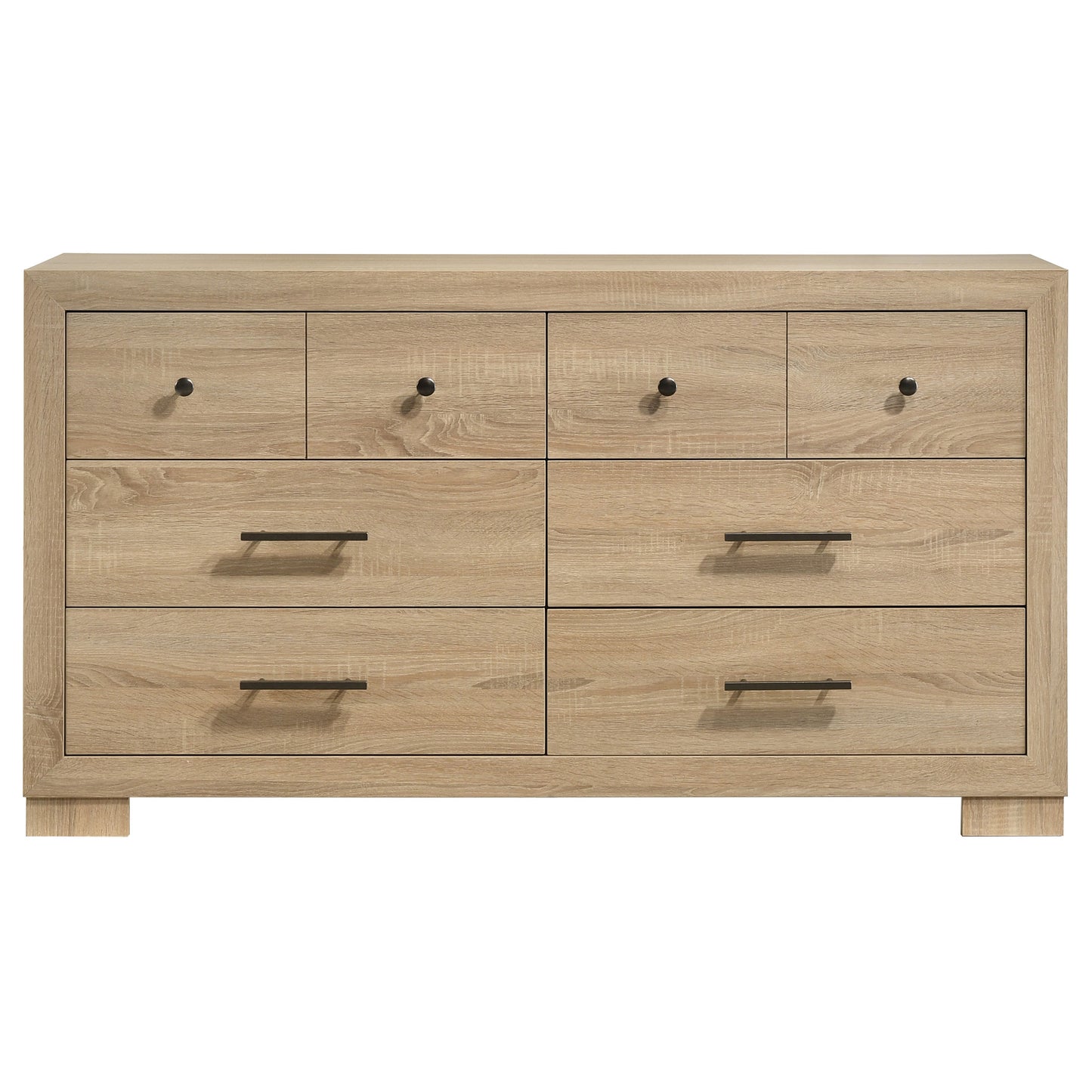 Arielle 6-drawer Bedroom Dresser Cabinet Light Oak