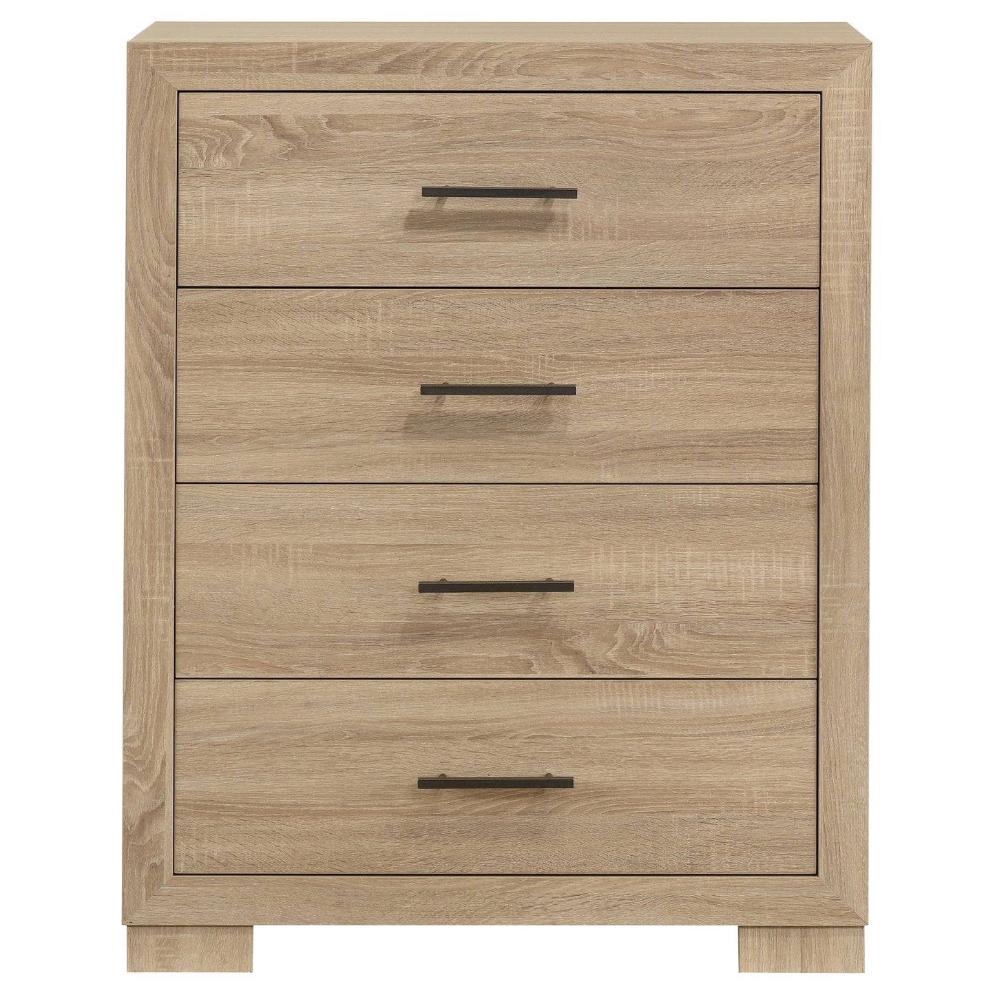 Arielle 4-drawer Bedroom Chest of Drawers Light Oak