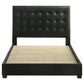 Medley Genuine Leather Eastern King Platform Bed Black