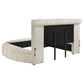 Sonya 4-piece Upholstered Queen Bedroom Set Ivory