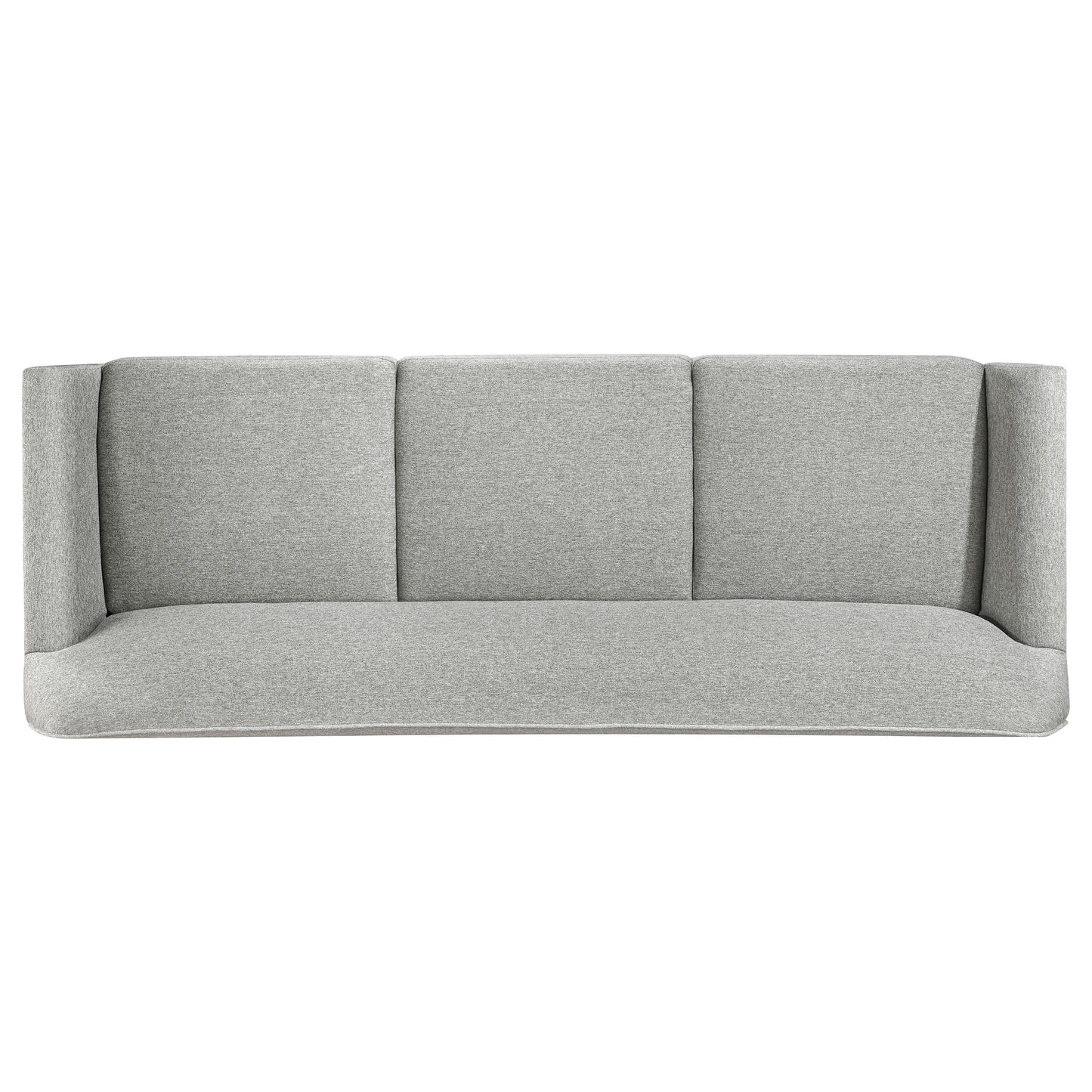 Vaughn 2-piece Fabric Upholstered Flared Arm Sofa Set Grey