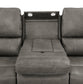 Brickston 2-piece Triple Power Reclining Sofa Set Charcoal