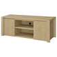 Laurelton 60-inch 2-door TV Stand Media Console Light Oak