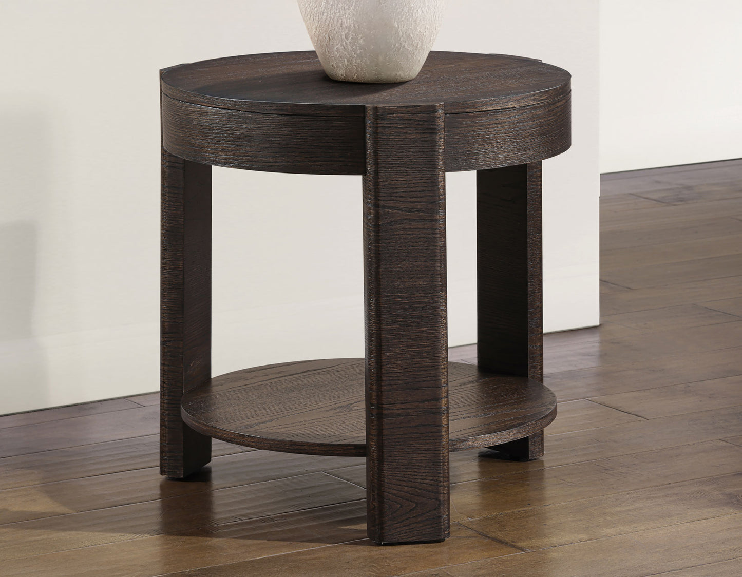 Salina Round Castered 3-Piece Table Set