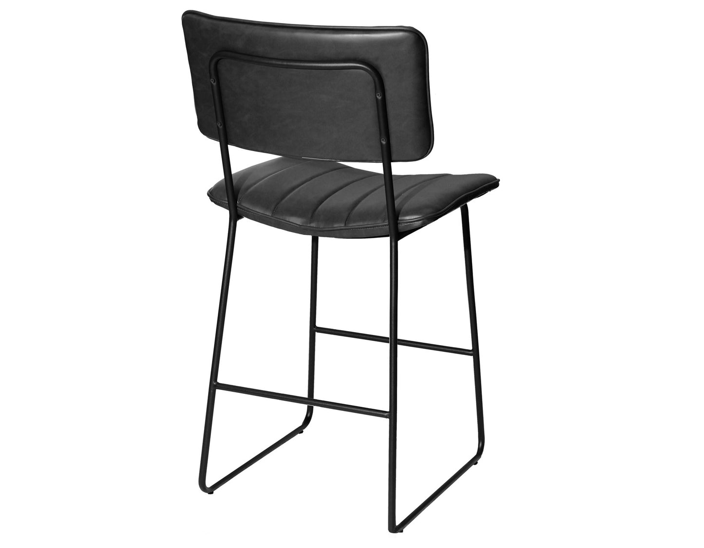 Tribeca 24″ Commercial Grade Counter Stool, Black