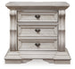 Bruchandi Three Drawer Night Stand