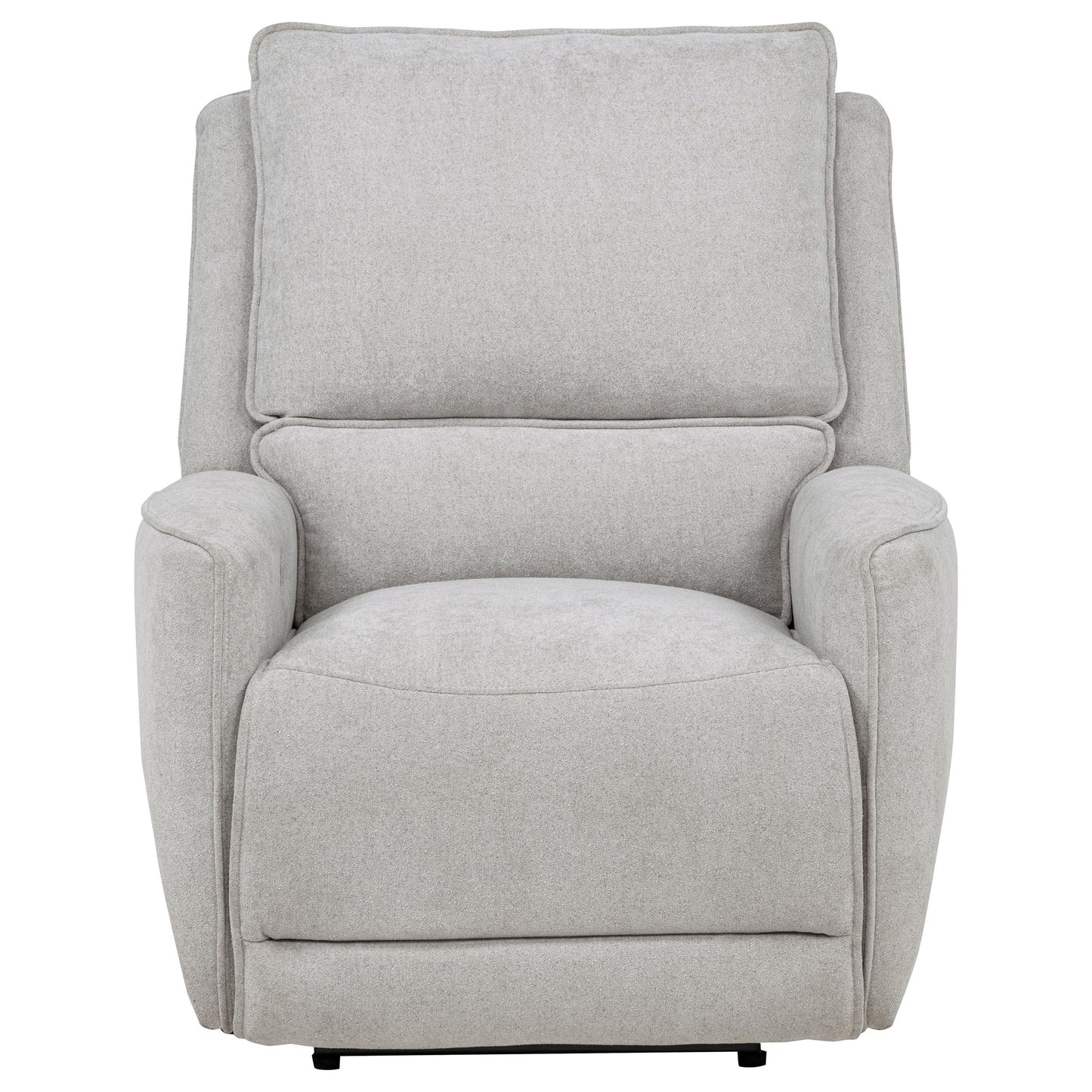 Sylmar Chenille Upholstered Power Recliner Dove Grey