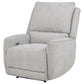 Sylmar Chenille Upholstered Power Recliner Dove Grey