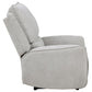 Sylmar Chenille Upholstered Power Recliner Dove Grey