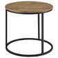 Lainey Round Occasional Side End Table Mango