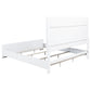 Gracemont 57-inch California King Panel Bed Grey and White