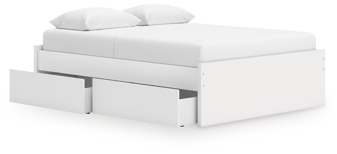 Onita Queen Platform Bed with 1 Side Storage