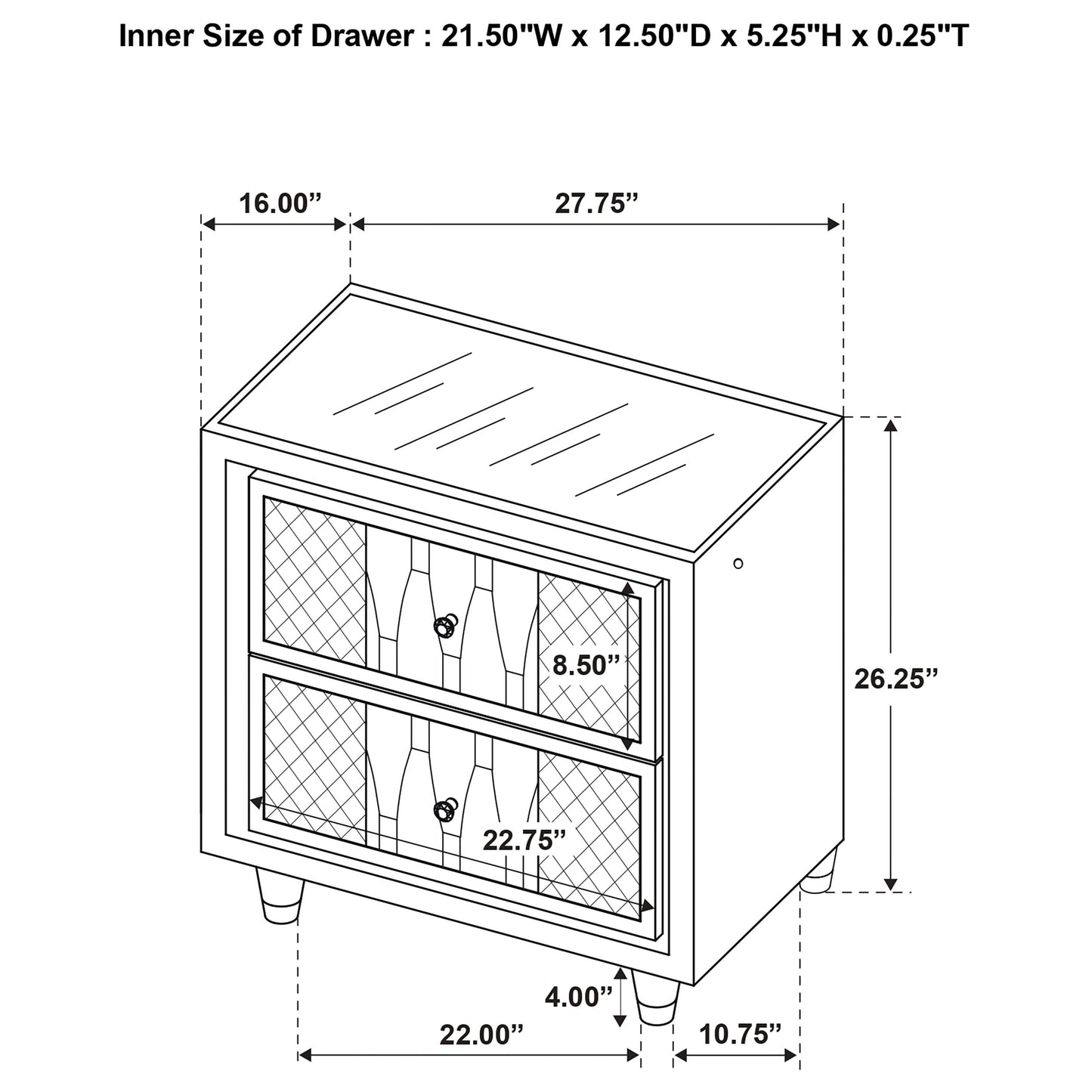 Lorient 5-piece Eastern King Bedroom Set Ivory and Camel