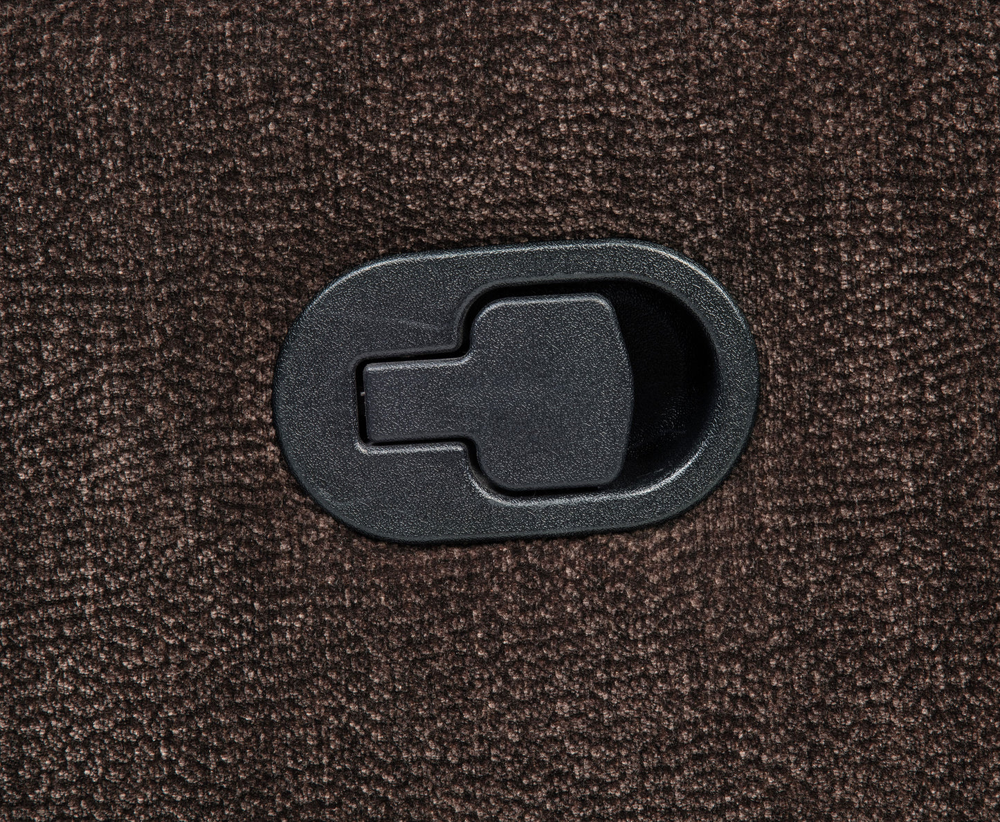 Navarro Chenille Upholstered Glider Recliner Dark Brown