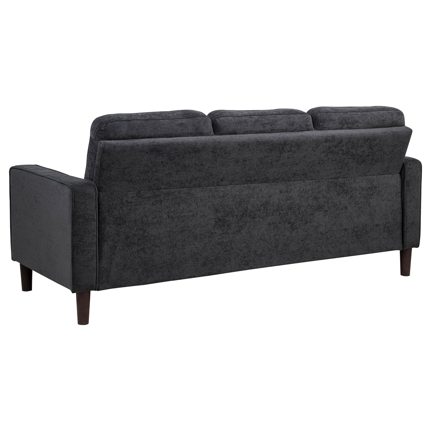 Bowen II 3-piece Upholstered Track Arm Sofa Set Steel Grey
