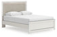 Zuraleus Queen Upholstered Panel Platform Bed