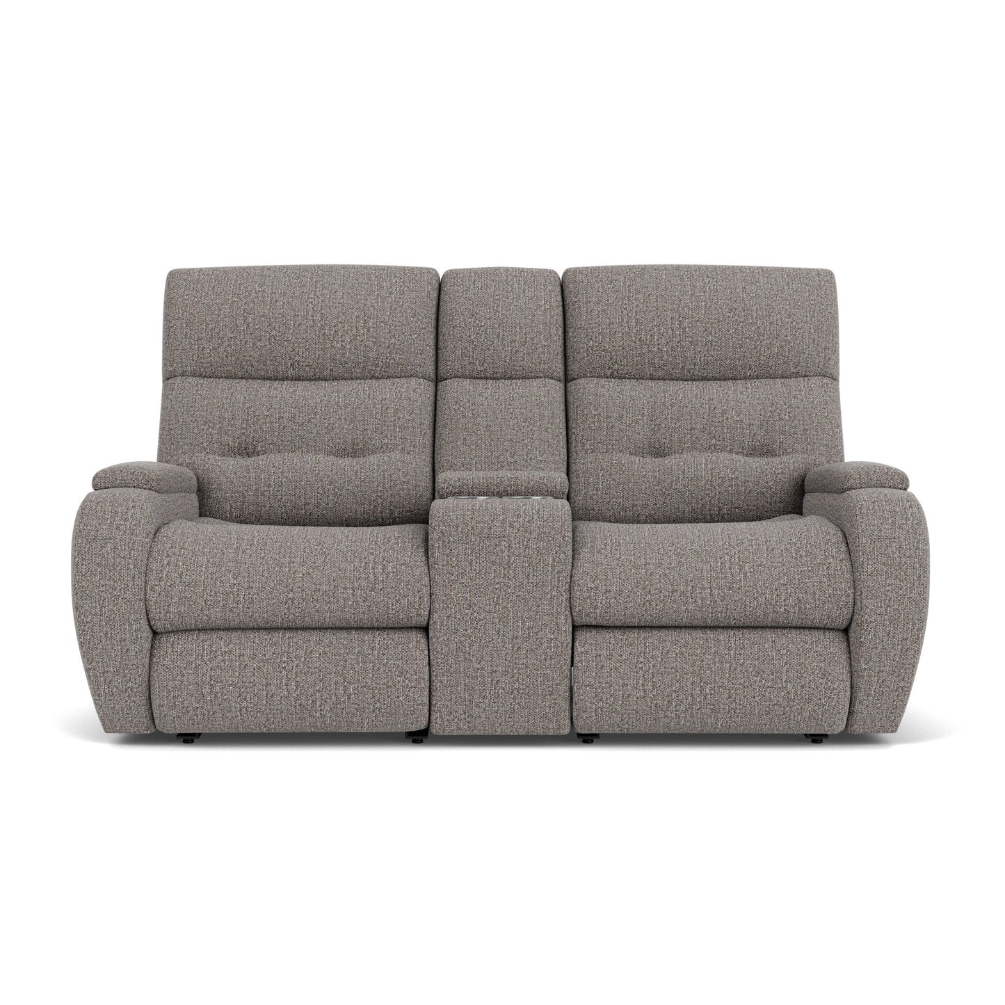 Strait Fabric Power Recliner with Power Headrest & Lumbar