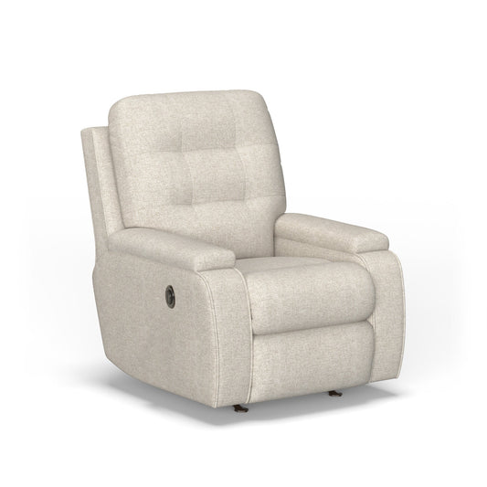 Kerrie Fabric Power Rocking Recliner
