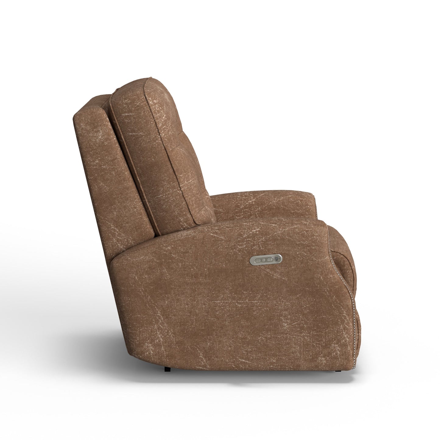 Devon Fabric Power Rocking Recliner with Power Headrest