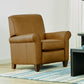 Dana Leather High-Leg Recliner