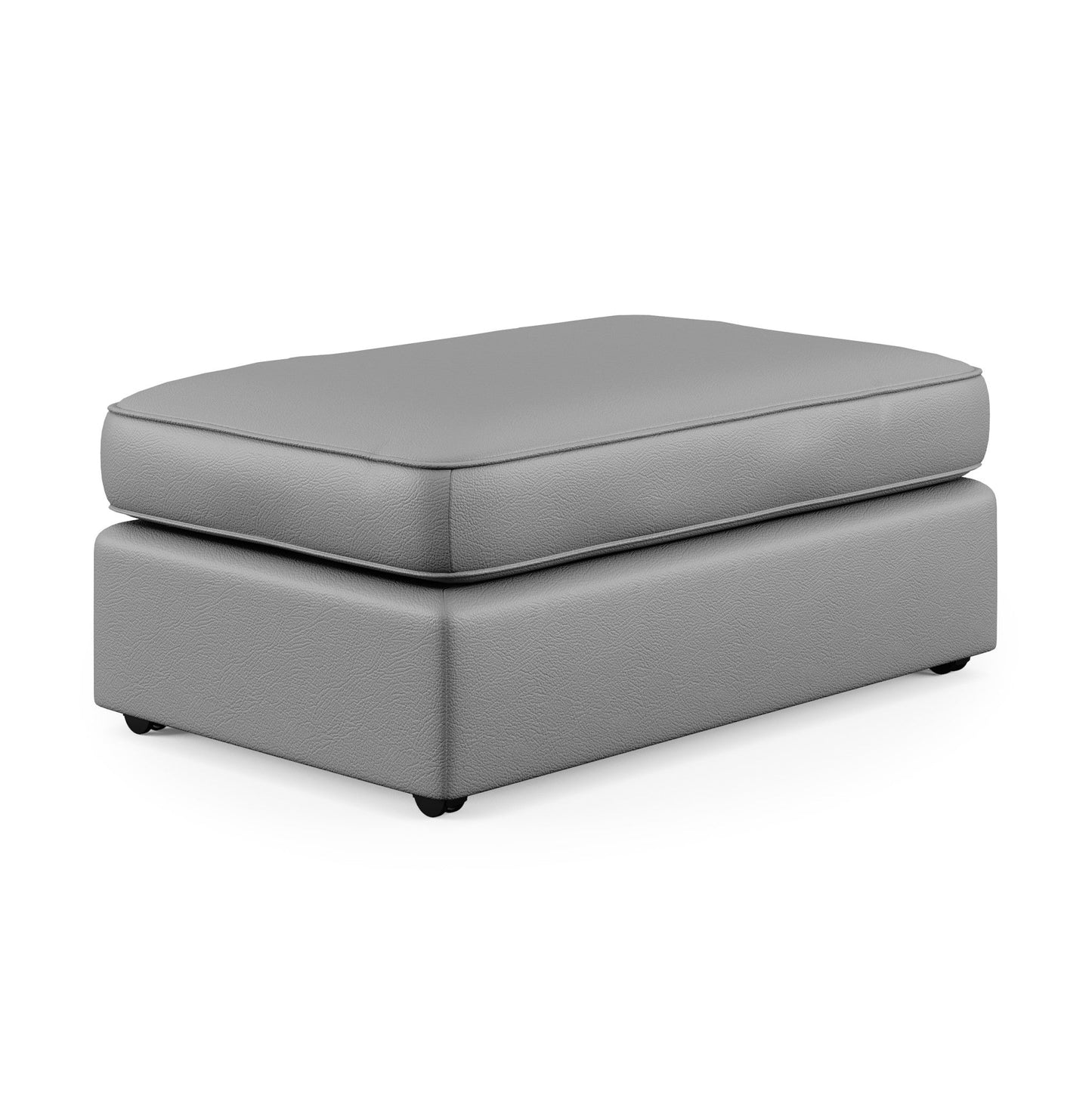 Vail Leather Cocktail Ottoman