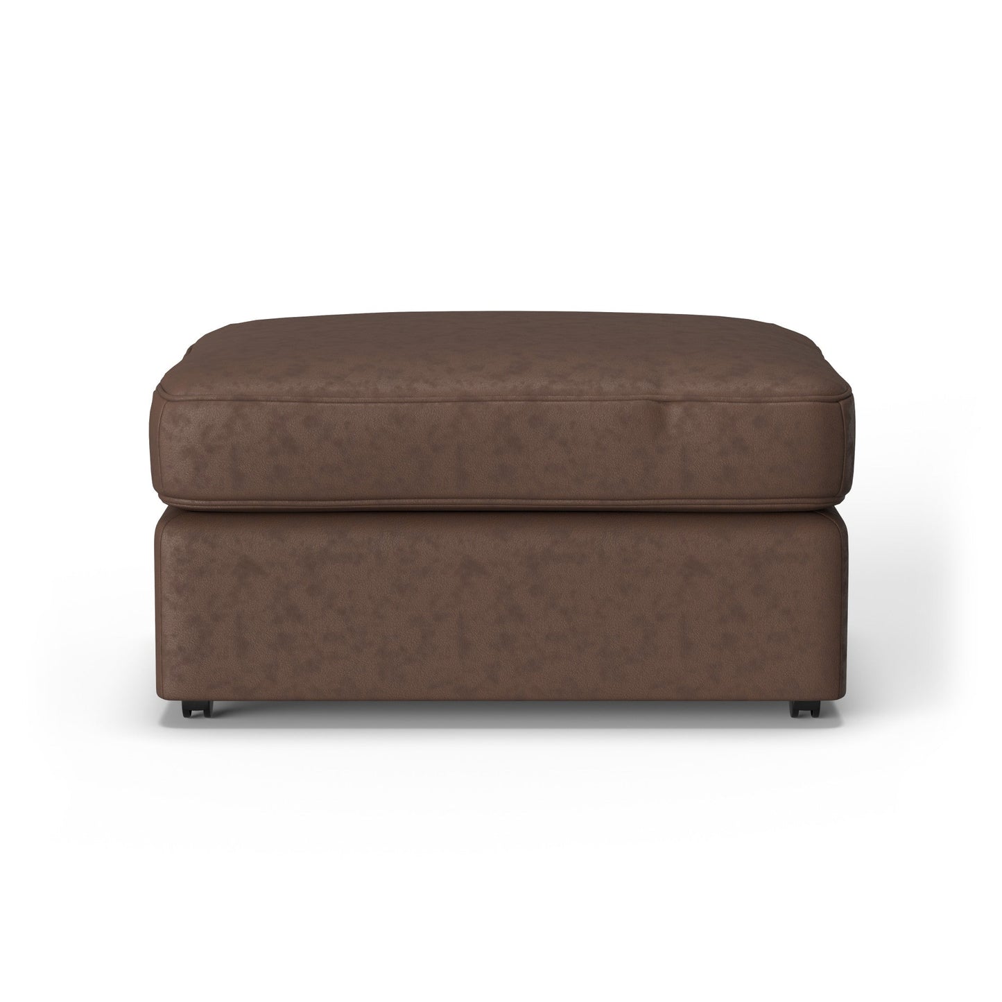 Vail Leather Ottoman