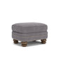 Bay Bridge Fabric Ottoman