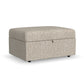 Sky Fabric Storage Ottoman