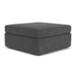 Sky Fabric Square Cocktail Ottoman